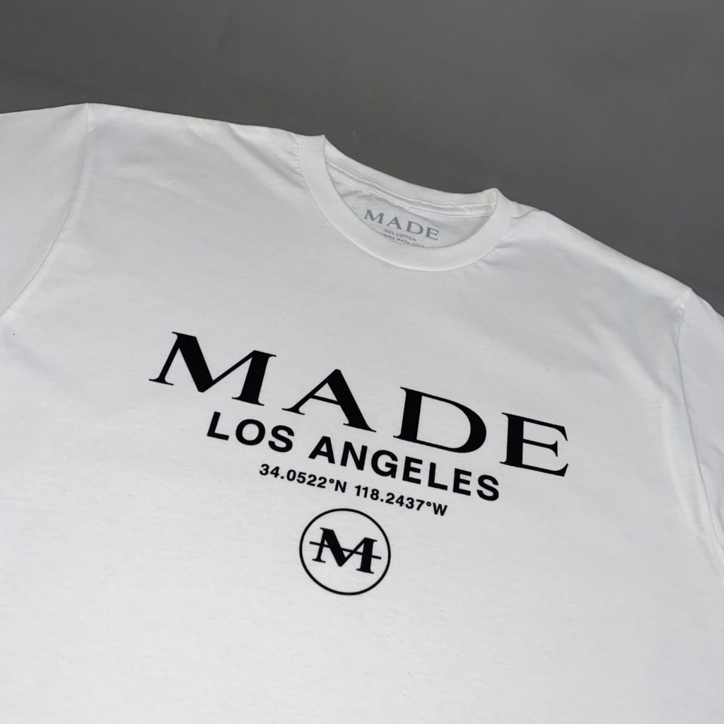 ‘City of Angels’ premium tee WHT – MADE Streetwear